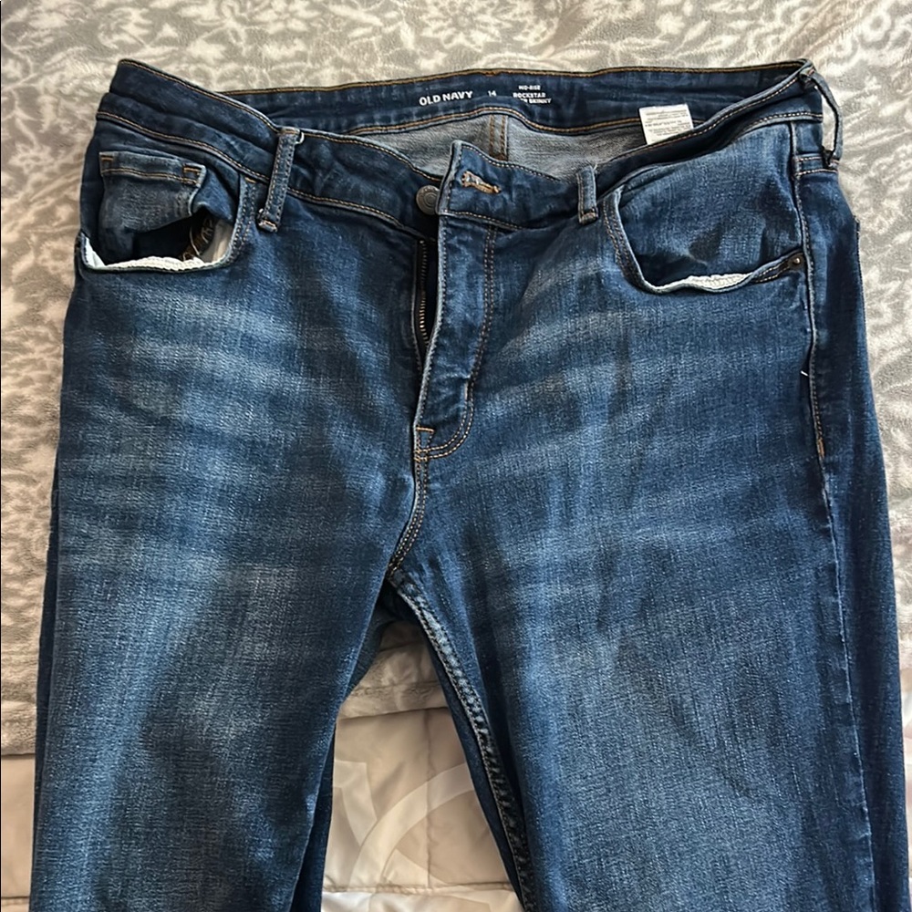 Old Navy Dark Blue Denim Pants